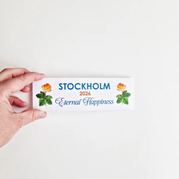 Bokmärke på två språk. Hjortron - Sammankomst